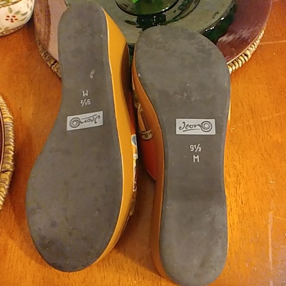 PAINTED LEATHER WEDGE - Picture 6 of 7